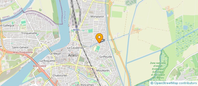 localisation de l'entreprise POMAH à ARLES