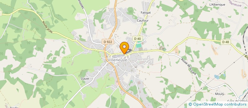 localisation de l'entreprise POMAIROLS  VILLENEUVE