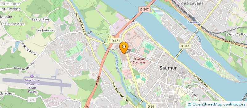 localisation de l'entreprise POMALOU  SAUMUR