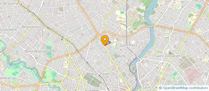 localisation de l'entreprise POMAR à NANTES