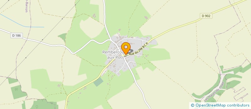 localisation de l'entreprise POMAR à REMBERCOURT-SOMMAISNE