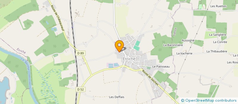 localisation de l'entreprise POMARBRIJOU  ETRICHE