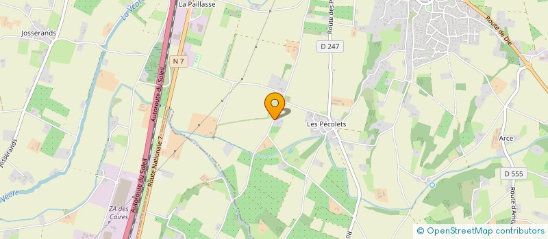 localisation de l'entreprise POMAREL  ETOILE-SUR-RHONE