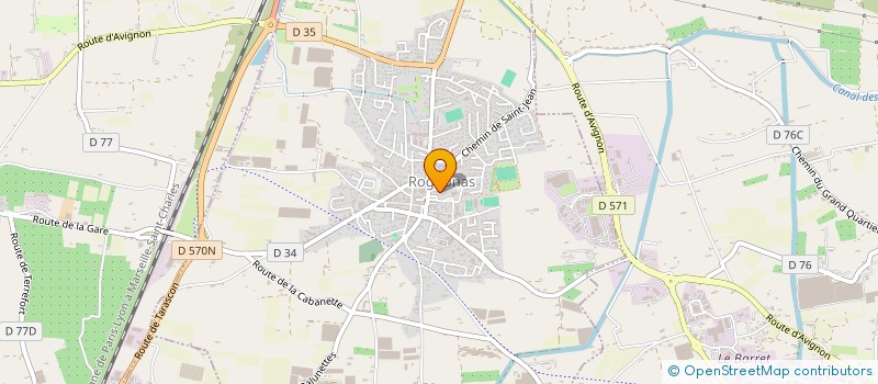 localisation de l'entreprise POMARES ASSOCIES à ROGNONAS