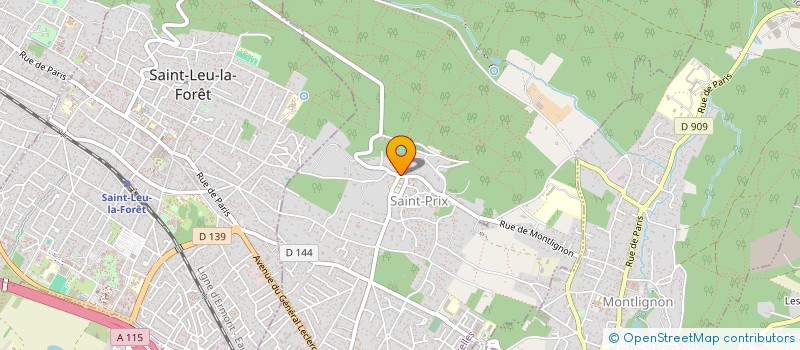 localisation de l'entreprise POMARIA à SAINT-PRIX