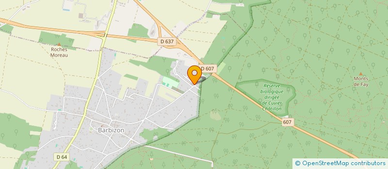 localisation de l'entreprise POMARIA  BARBIZON