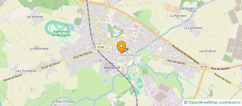 localisation de l'entreprise POMARTHI à MACHECOUL-SAINT-MEME