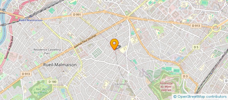 localisation de l'entreprise POMATE à RUEIL-MALMAISON