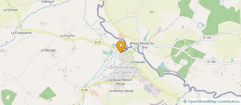 localisation de l'entreprise POMAYET à SEVREMONT