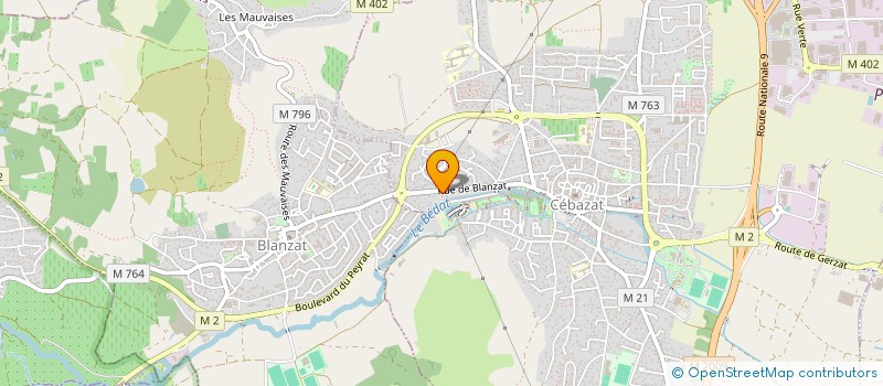 localisation de l'entreprise POMBAL  CEBAZAT