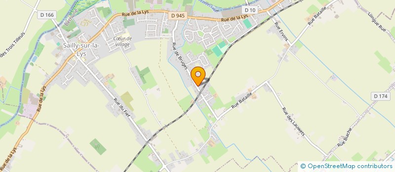 localisation de l'entreprise POMDAM  SAILLY-SUR-LA-LYS