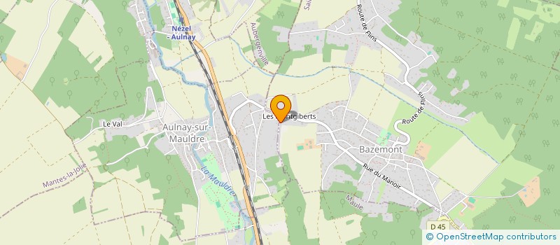 localisation de l'entreprise POMDIV  AULNAY-SUR-MAULDRE