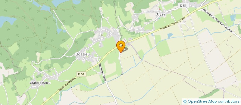localisation de l'entreprise POMECA  BOSSIEU