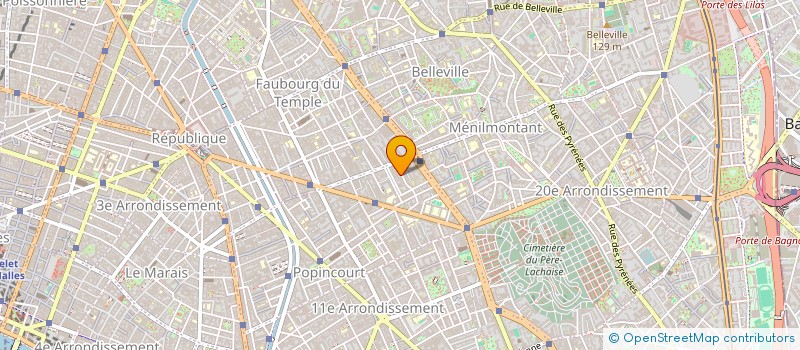 localisation de l'entreprise POMEG  PARIS