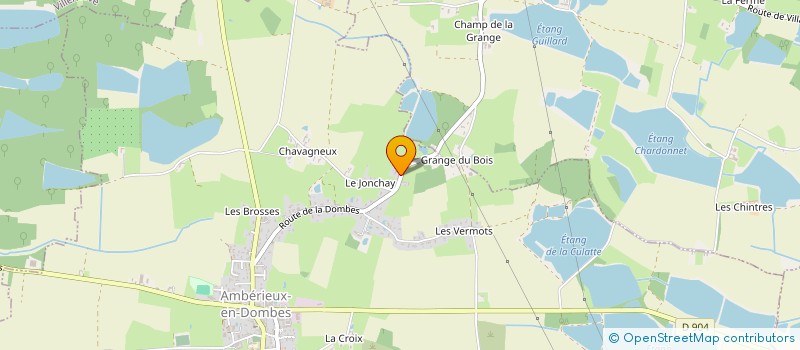 localisation de l'entreprise POMEGLIA SOCIETY  AMBERIEUX-EN-DOMBES