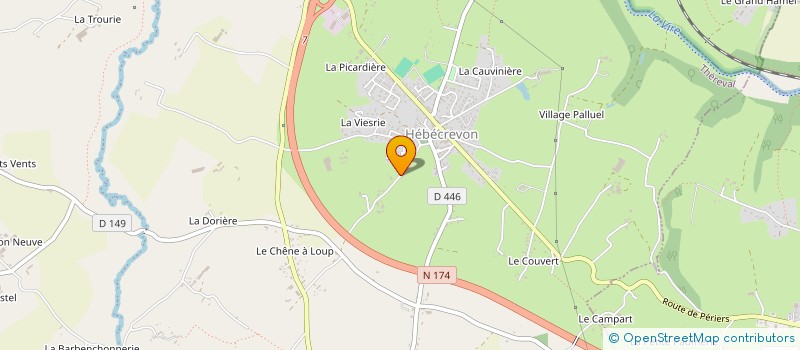 localisation de l'entreprise POMELO  THEREVAL