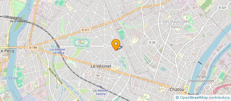 localisation de l'entreprise POMELO  LE VESINET