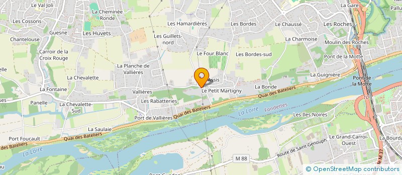 localisation de l'entreprise POMEPI  FONDETTES