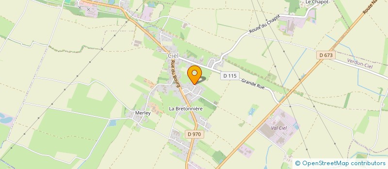 localisation de l'entreprise POMERET  CIEL