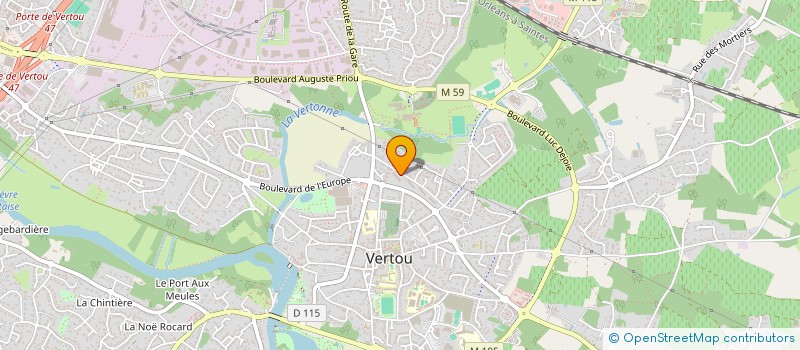 localisation de l'entreprise POMFR64 GESTION à VERTOU