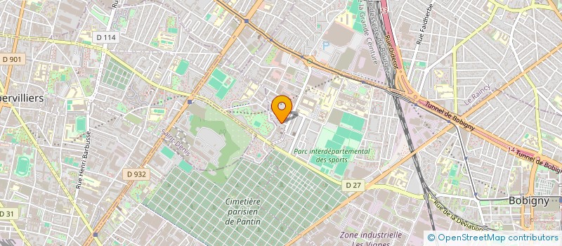 localisation de l'entreprise POMI  BOBIGNY