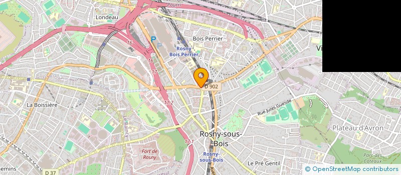 localisation de l'entreprise POMJ CHARITY  ROSNY-SOUS-BOIS