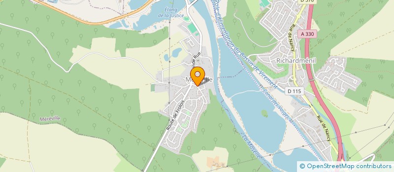 localisation de l'entreprise POMKOL  MEREVILLE