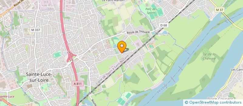 localisation de l'entreprise POMM  SAINTE-LUCE-SUR-LOIRE