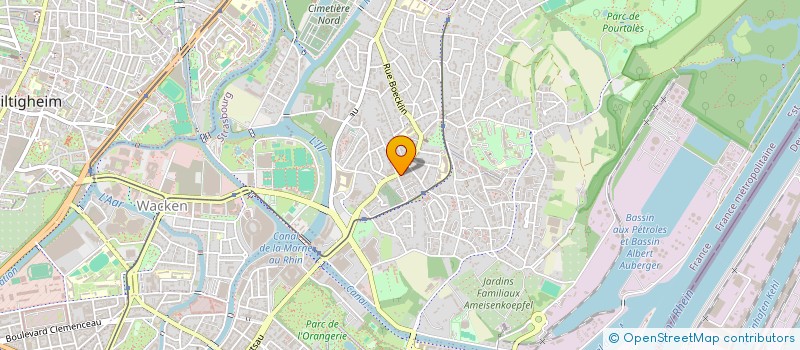localisation de l'entreprise POMM  STRASBOURG