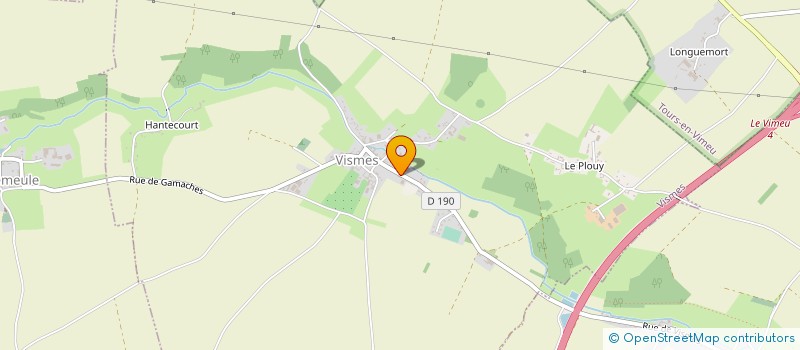 localisation de l'entreprise POMM'AGRI à VISMES
