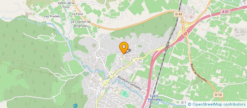 localisation de l'entreprise POMME  CUERS