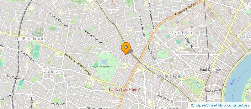 localisation de l'entreprise POMME  LE BOUSCAT