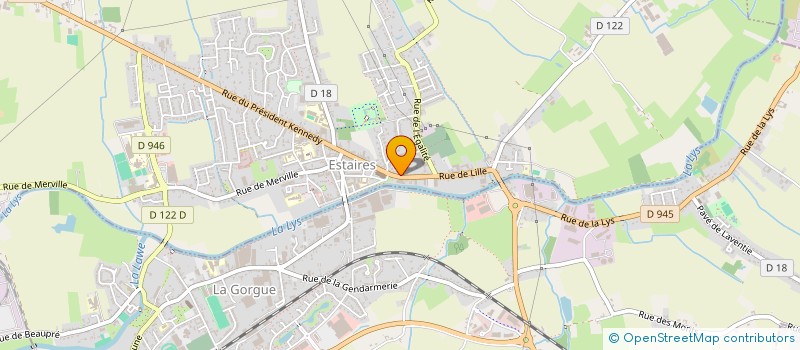 localisation de l'entreprise POMME D'AMOUR  ESTAIRES