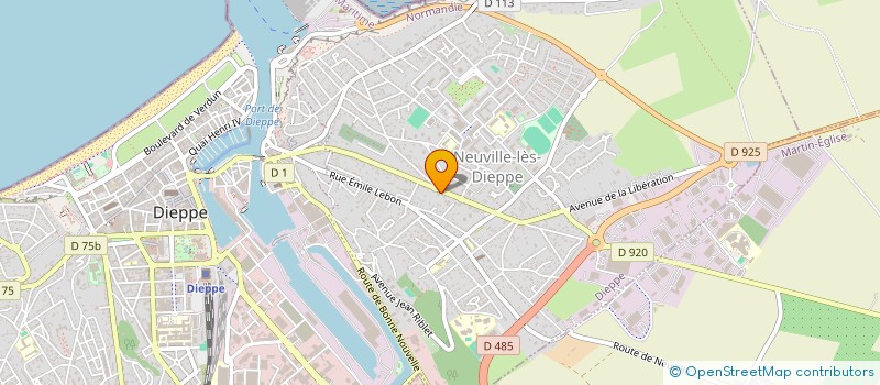 localisation de l'entreprise POMME D'AMOUR à DIEPPE