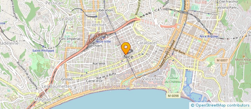 localisation de l'entreprise POMME D API à NICE