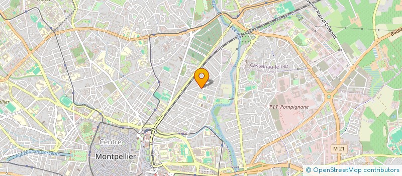 localisation de l'entreprise POMME D'API à MONTPELLIER