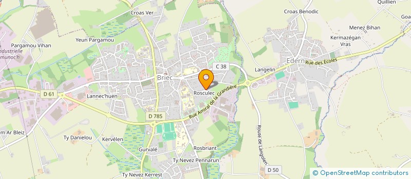 localisation de l'entreprise POMME D'API à BRIEC