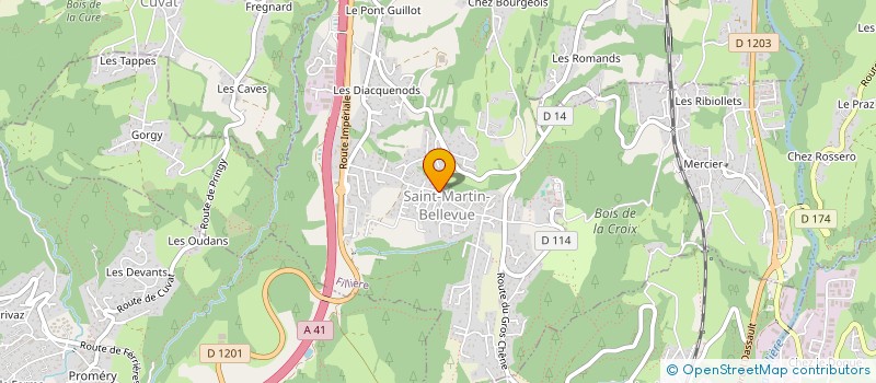 localisation de l'entreprise POMME D'HAPPY à FILLIERE