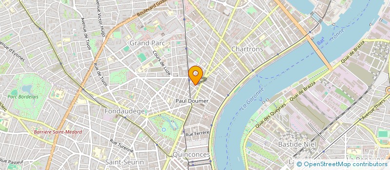 localisation de l'entreprise POMME D OR  BORDEAUX