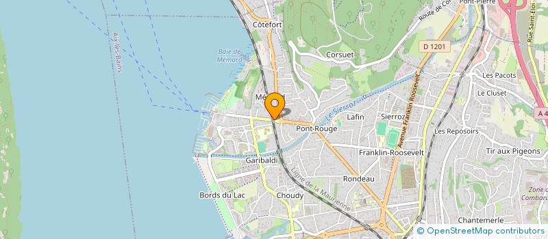 localisation de l'entreprise POMME DE PEINTRE  AIX-LES-BAINS