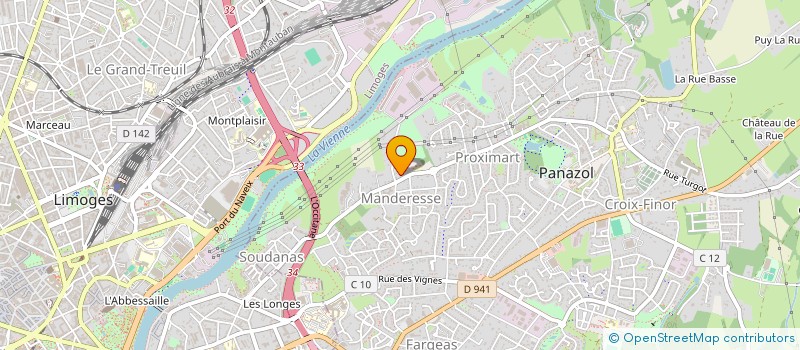 localisation de l'entreprise POMME DE PIN à PANAZOL