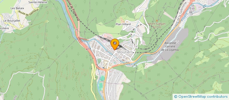 localisation de l'entreprise POMME DE PIN EXPANSION  MOUTIERS