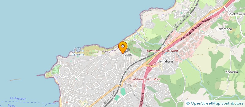 localisation de l'entreprise POMME DE PIN INVEST  SAINT-JEAN-DE-LUZ