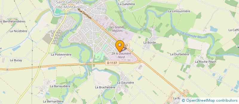 localisation de l'entreprise POMME DE REINETTE à MONTAIGU-VENDEE