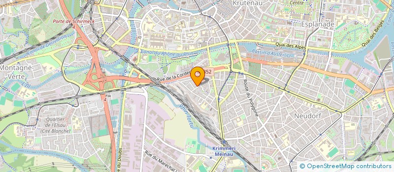 localisation de l'entreprise POMME ET CHOU III à STRASBOURG