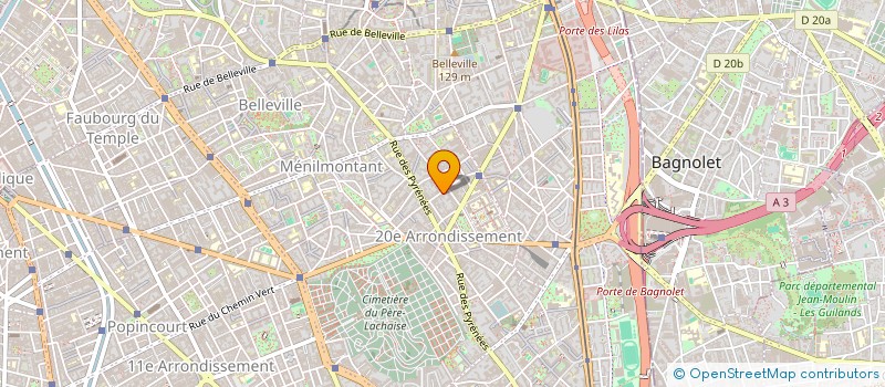 localisation de l'entreprise POMME HURLANTE FILMS  PARIS