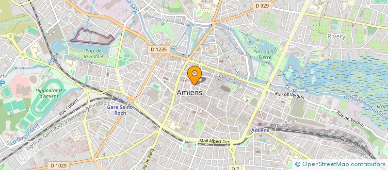 localisation de l'entreprise POMME VERTE à AMIENS