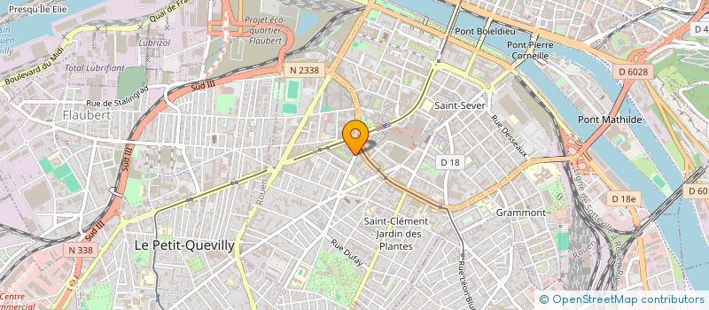 localisation de l'entreprise POMME VERTE à ROUEN