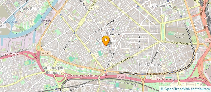 localisation de l'entreprise POMME WIC à LILLE