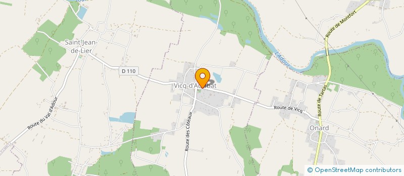 localisation de l'entreprise POMMEL  VICQ-D'AURIBAT